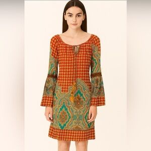 Fancy Nancy Bohemian Western Dress Women’s Medium Long Sleeved